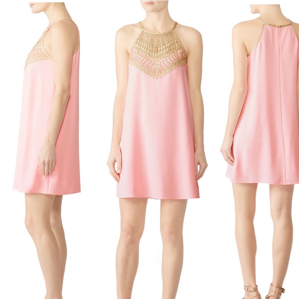 Lilly Pulitzer Pearl Soft Shift Dress Pink - Picture 2 of 8